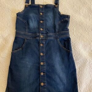 Denim Button-Up Dress